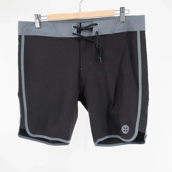 Level Six Women's  board shorts Swim Shorts Black & Gray | 10 - Picture 1 of 6